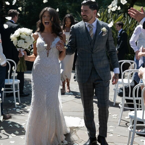 Galia Lahav Armani Wedding Dress Gown - Picture 1 of 9